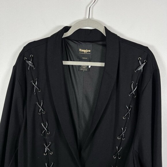 Empire Fox Torrid Exclusive Jacket Blazer Women’s Sz 5X Black - Picture 3 of 7